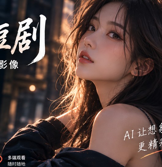 黄果ai短剧AI人物与多设备观看示意